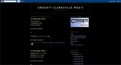 Desktop Screenshot of crossfitclarksvillewod.blogspot.com