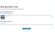 Tablet Screenshot of bluebaybeachclub.blogspot.com