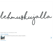 Tablet Screenshot of lehmuskujalla.blogspot.com