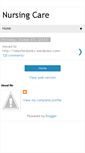 Mobile Screenshot of ajm-nursingcare.blogspot.com