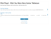 Tablet Screenshot of pinkfloydguitartab.blogspot.com