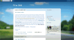 Desktop Screenshot of fitwbritt.blogspot.com