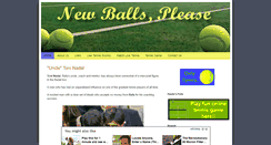 Desktop Screenshot of newballspleaseblog.blogspot.com