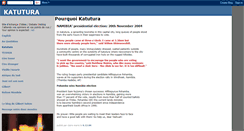 Desktop Screenshot of katutura-katutura.blogspot.com