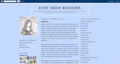Desktop Screenshot of etsyreviews.blogspot.com