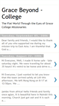 Mobile Screenshot of gracebeyond.blogspot.com
