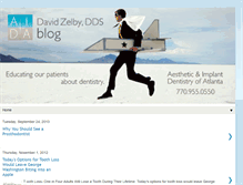 Tablet Screenshot of drdavidzelby.blogspot.com