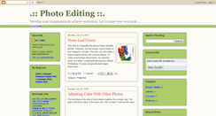 Desktop Screenshot of foto-editing-mania.blogspot.com