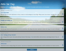 Tablet Screenshot of aktivvardag.blogspot.com