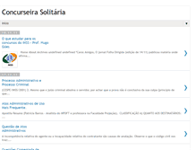 Tablet Screenshot of concurseirasolitaria.blogspot.com