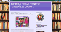 Desktop Screenshot of escuela-cristobal-colon.blogspot.com