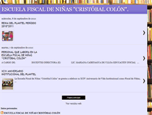 Tablet Screenshot of escuela-cristobal-colon.blogspot.com