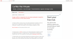 Desktop Screenshot of lamiavitavirtuale.blogspot.com
