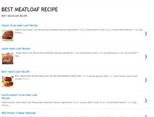 Tablet Screenshot of bestmeatloafrecipe.blogspot.com