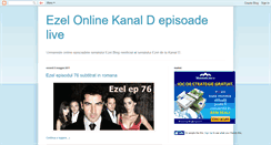 Desktop Screenshot of ezel-kanald.blogspot.com