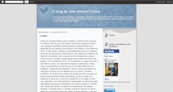 Desktop Screenshot of joseantoniocolina.blogspot.com