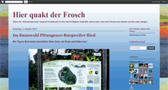 Desktop Screenshot of frosch-frieda.blogspot.com