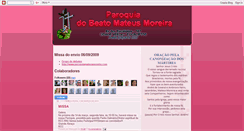 Desktop Screenshot of paroquiamateusmoreira.blogspot.com