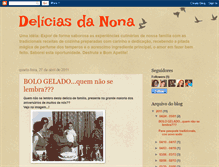 Tablet Screenshot of deliciasdanona1.blogspot.com