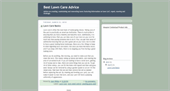Desktop Screenshot of bestlawncareadvice.blogspot.com