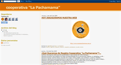 Desktop Screenshot of cooplapachamama.blogspot.com