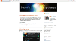 Desktop Screenshot of beautifulandgrotesque.blogspot.com