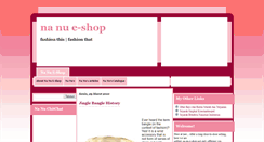 Desktop Screenshot of nanushop.blogspot.com