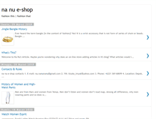 Tablet Screenshot of nanushop.blogspot.com