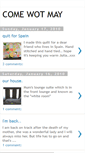 Mobile Screenshot of come-wot-may.blogspot.com
