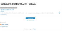 Tablet Screenshot of consejociudadanoanti-armas.blogspot.com
