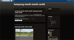 Desktop Screenshot of kampung-manik-cantik.blogspot.com