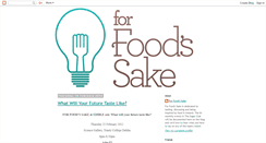 Desktop Screenshot of forfoodssakeireland.blogspot.com