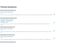 Tablet Screenshot of florida-handyman.blogspot.com