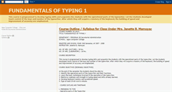 Desktop Screenshot of fundamentals-of-typing.blogspot.com