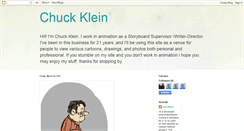 Desktop Screenshot of chuckklein.blogspot.com