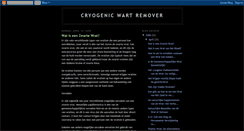 Desktop Screenshot of cryogenicwartremover.blogspot.com