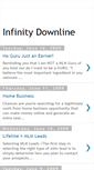 Mobile Screenshot of infinitydownlines.blogspot.com