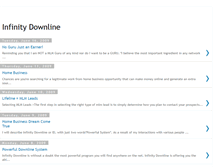 Tablet Screenshot of infinitydownlines.blogspot.com