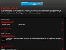 Tablet Screenshot of gamehedz.blogspot.com