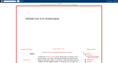 Desktop Screenshot of moderndaysuzyhomemaker.blogspot.com