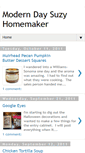 Mobile Screenshot of moderndaysuzyhomemaker.blogspot.com