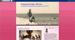 Desktop Screenshot of francescocrispigiornalista.blogspot.com