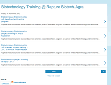 Tablet Screenshot of biotechtraining2011.blogspot.com