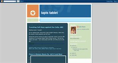 Desktop Screenshot of lapistablet.blogspot.com