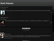 Tablet Screenshot of iamrockprincess.blogspot.com