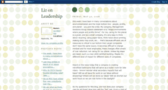 Desktop Screenshot of lizonleadership.blogspot.com