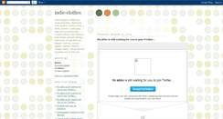Desktop Screenshot of indie-clothing.blogspot.com