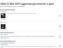 Tablet Screenshot of gesuciodiatutti.blogspot.com