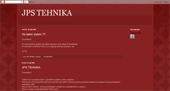 Desktop Screenshot of jpstehnika.blogspot.com