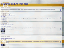 Tablet Screenshot of insurancejazz.blogspot.com